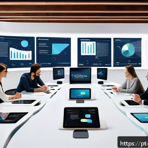 제품디자인 자격증 취득 후의 커리어 패스 - A modern startup office environment with a diverse team of young professionals collaborating around ...